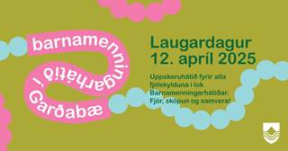 Drekar, hjólhestar og björgun Gunna Helga á Barnamenningarhátíð í Garðabæ
