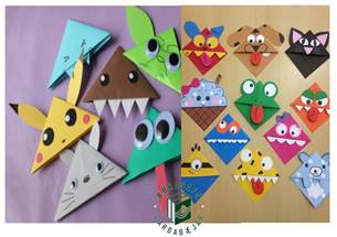 Föstudagsfjör 21.júní 10:00-12:00 - origami bókamerki